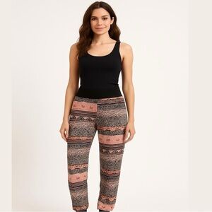 🛍Bundle sale🛍Bongo pants Aztec pink and black sweats NWOT